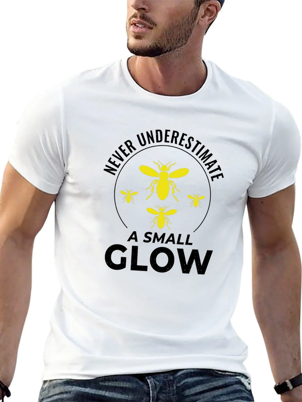 Never Underestimate a Small Glow T-Shirt product image 4