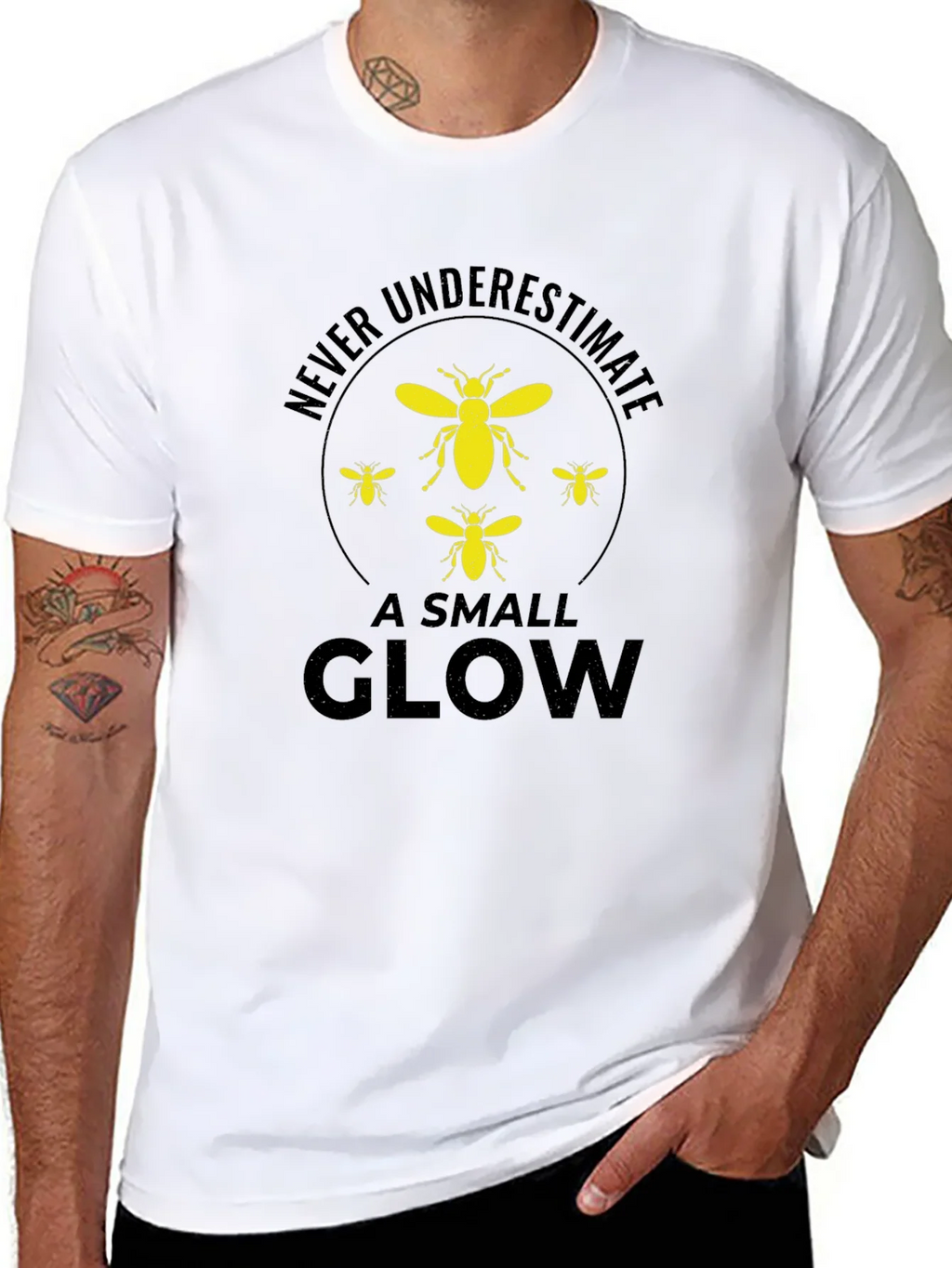 Never Underestimate a Small Glow T-Shirt product image 10