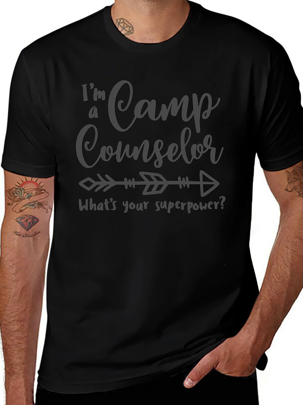Camp Counselor T-Shirt - Whats Your Superpower? product image 1