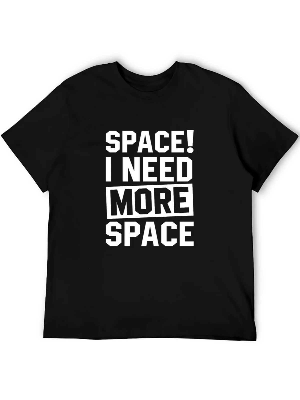 Space! I Need More Black T-Shirt product image 8
