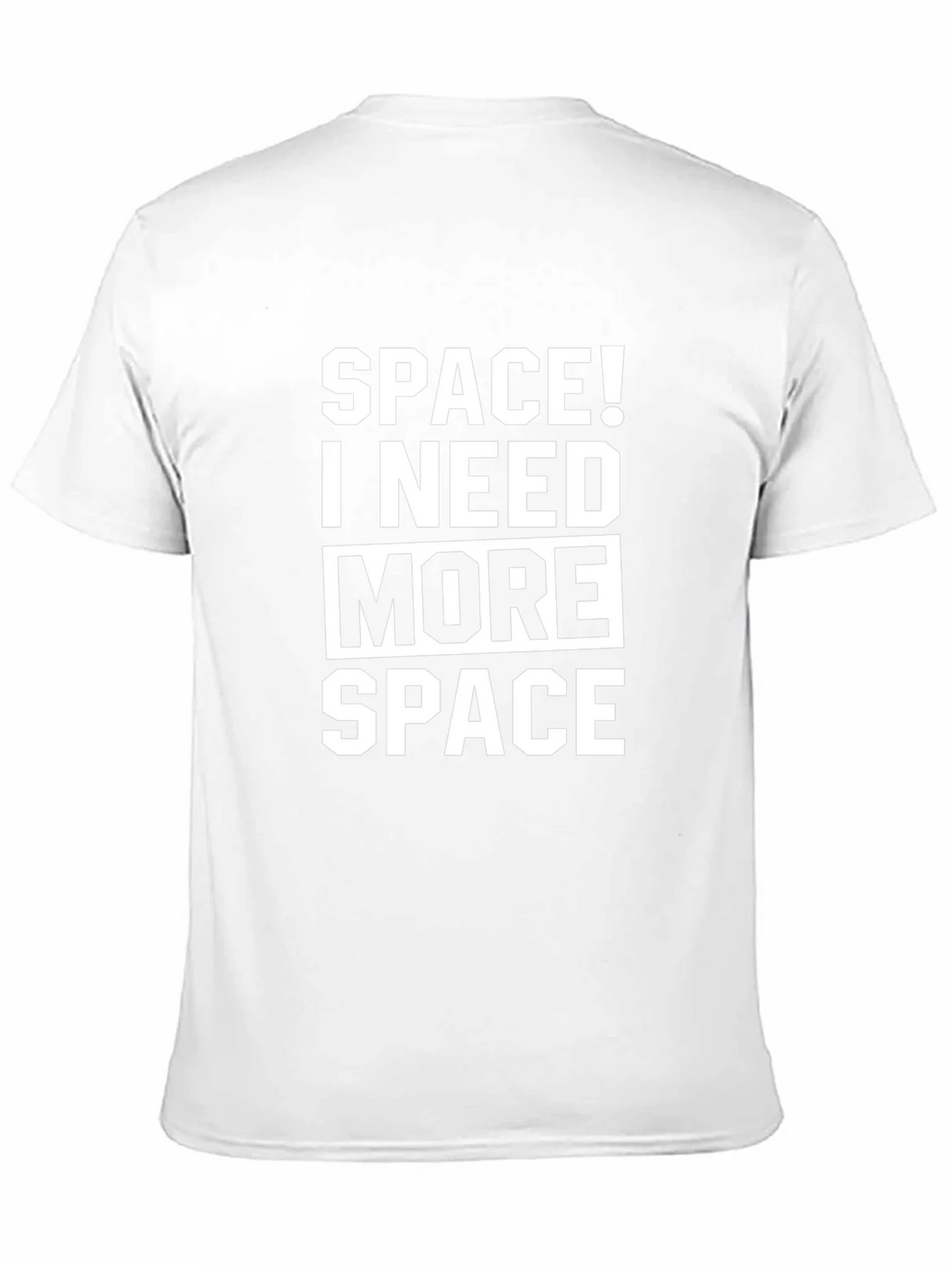 Space! I Need More Black T-Shirt product image 2
