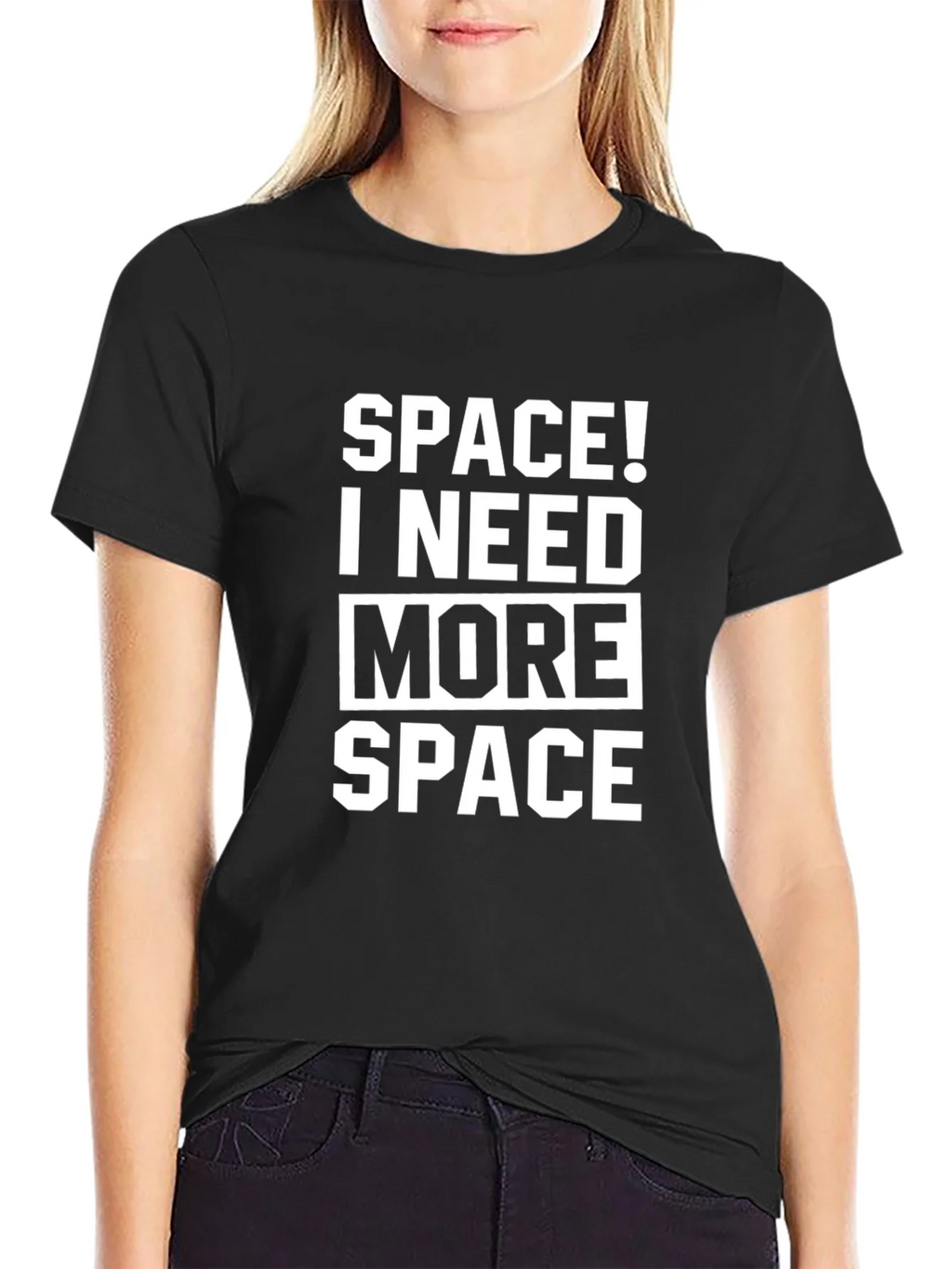 Space! I Need More Black T-Shirt product image 5