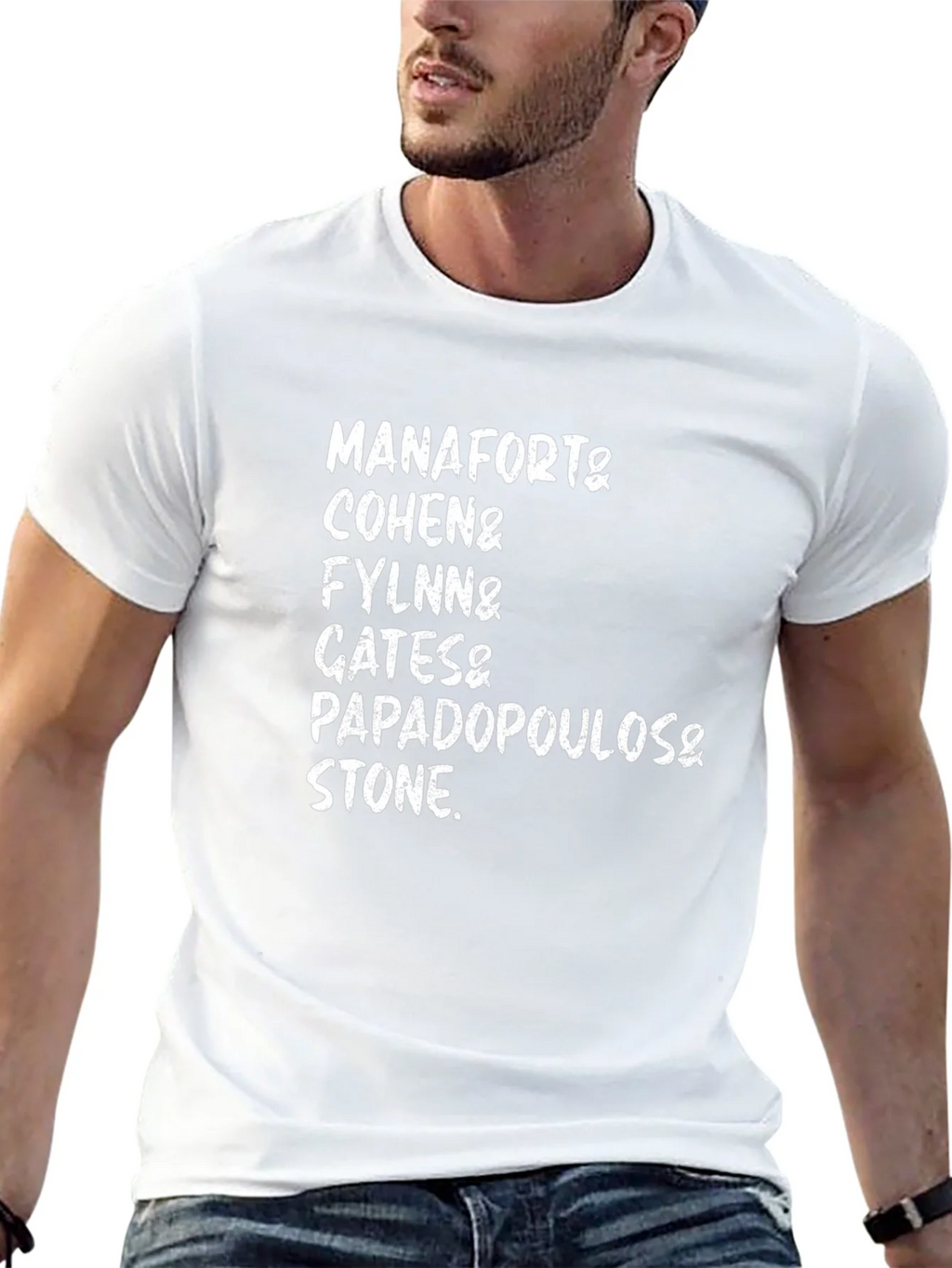 Manafort Cohen Flynn Gates Papadopoulos Stone T-Shirt product image 4