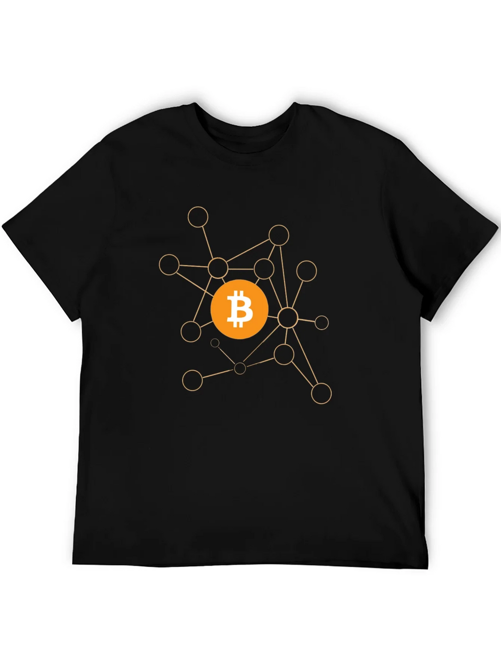 Bitcoin Crypto Network Black T-Shirt product image 8