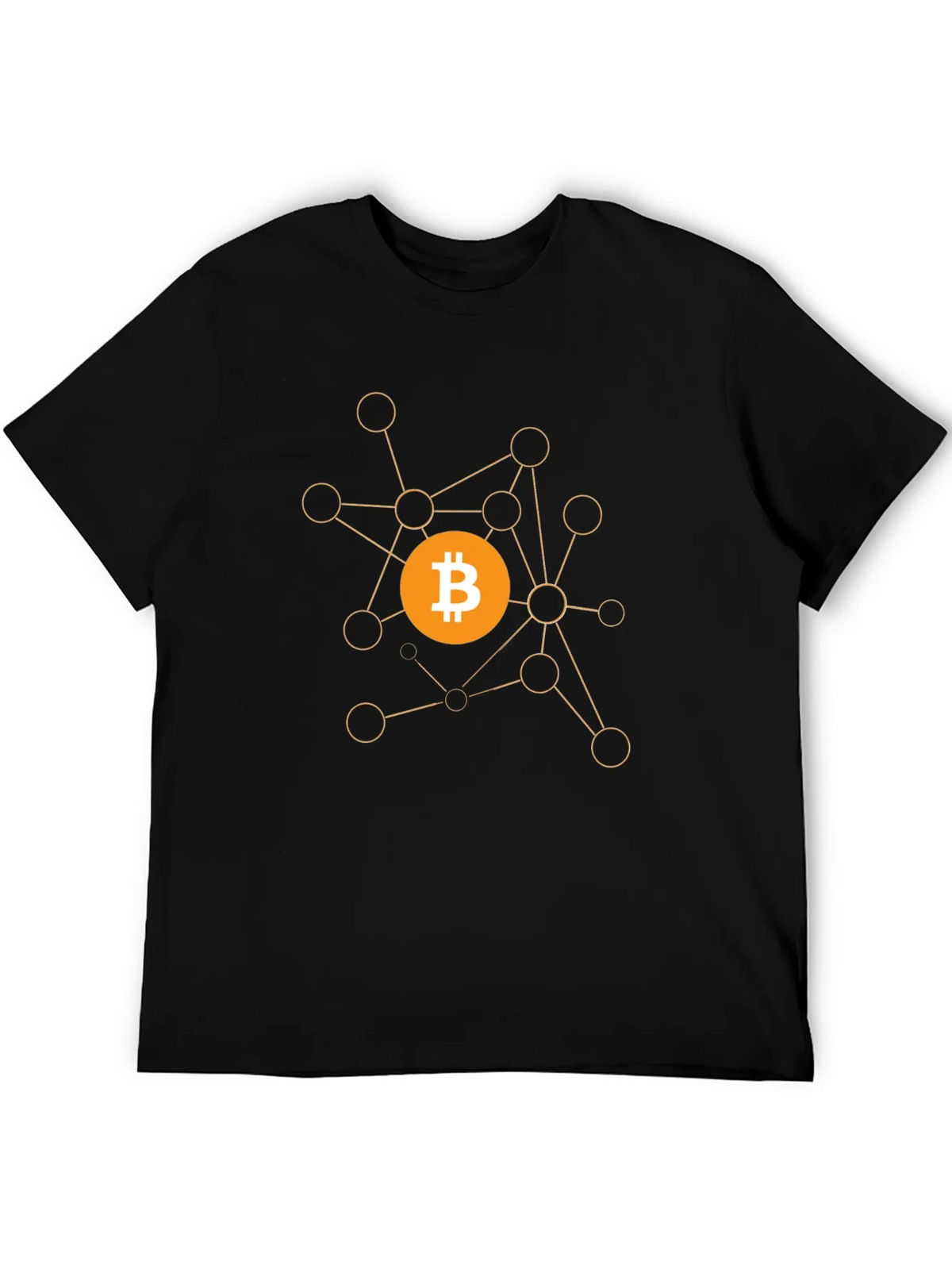 Bitcoin Crypto Network Black T-Shirt product image 8