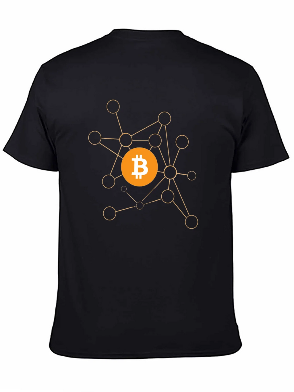 Bitcoin Crypto Network Black T-Shirt product image 7