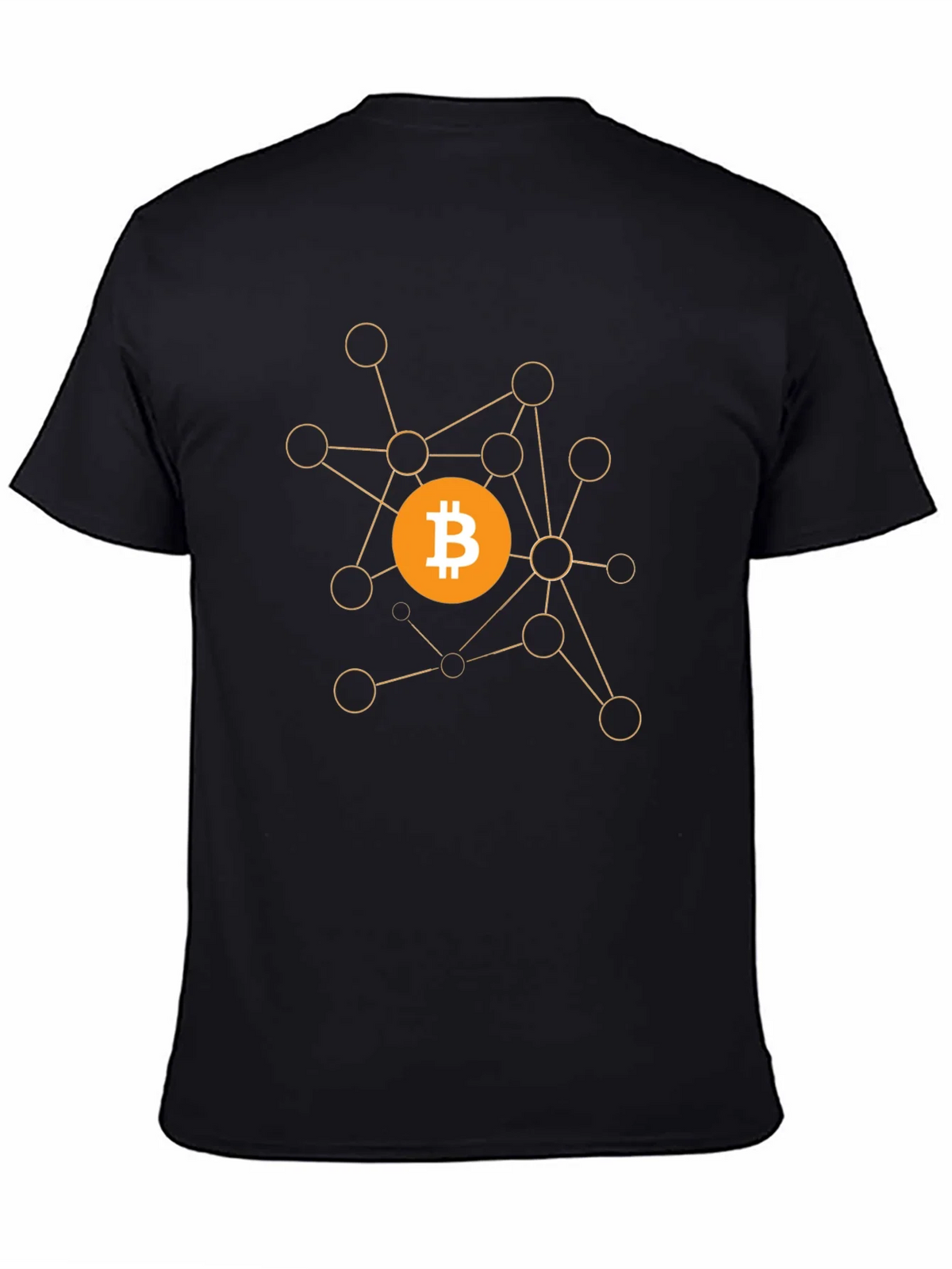 Bitcoin Crypto Network Black T-Shirt product image 7