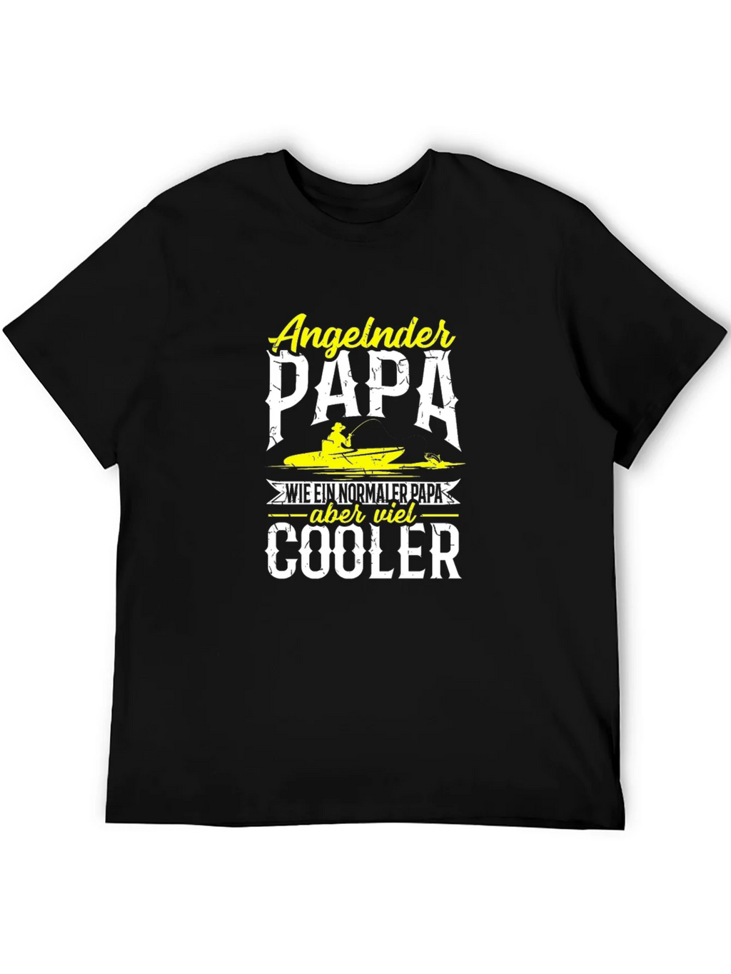 Angeln Papa Cooler Fishing Dad T-Shirt product image 8