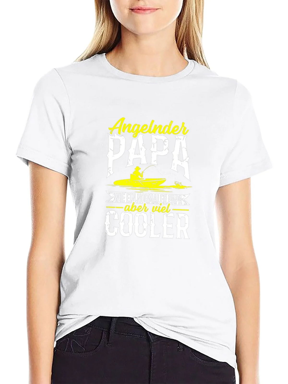 Angeln Papa Cooler Fishing Dad T-Shirt product image 11