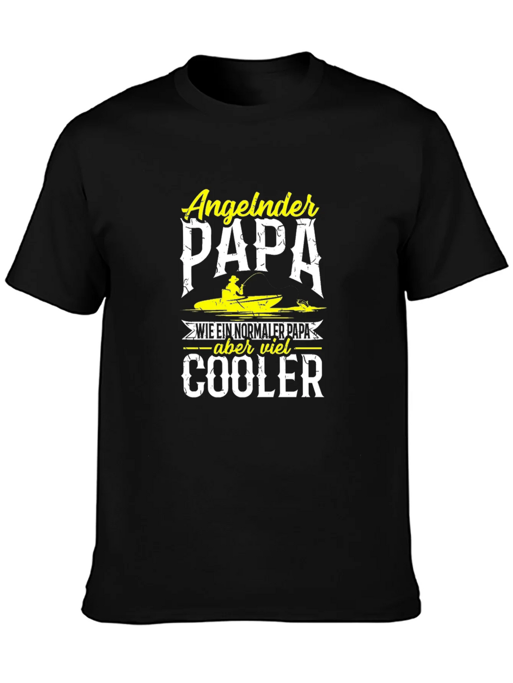 Angeln Papa Cooler Fishing Dad T-Shirt product image 6