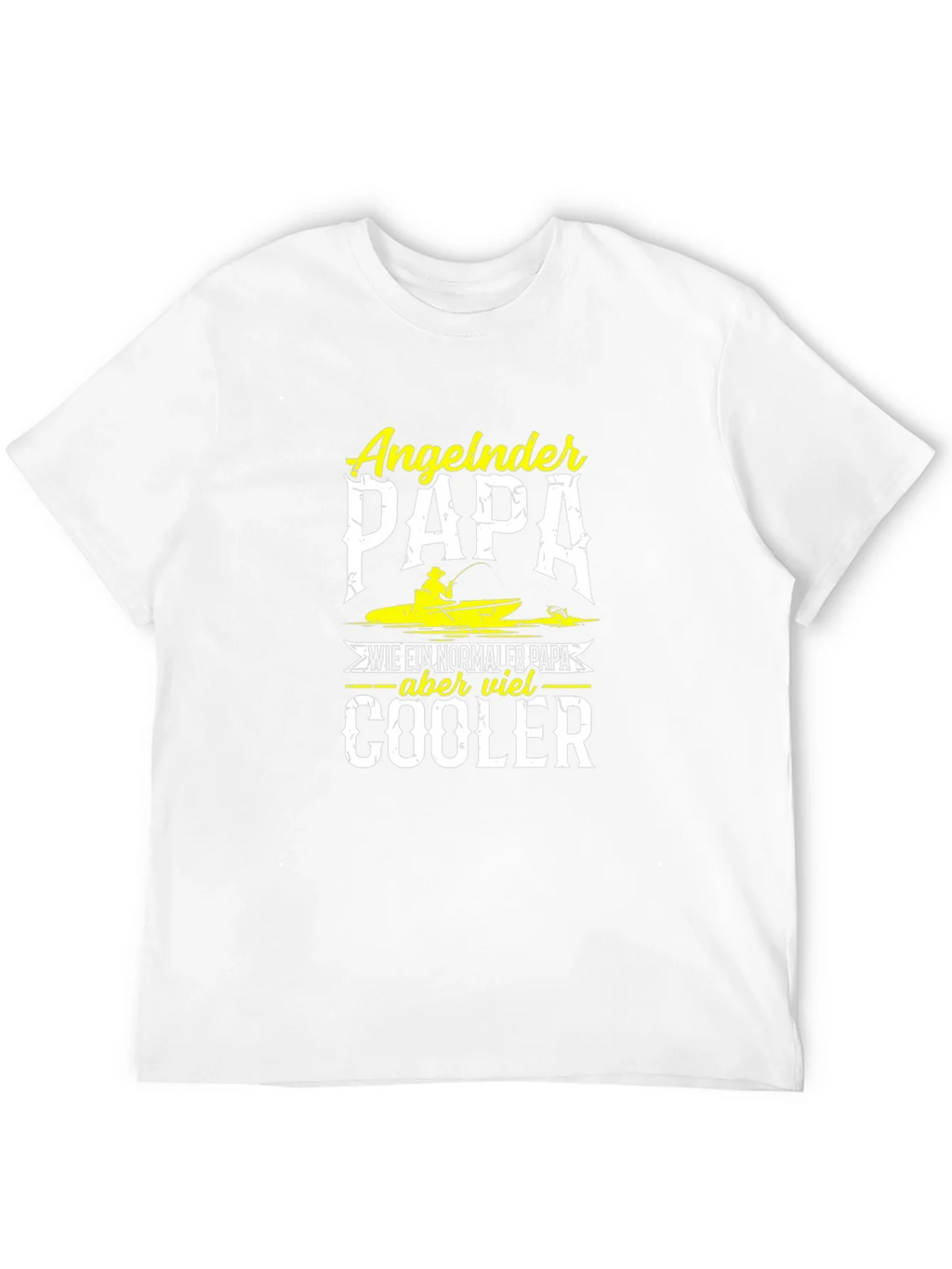 Angeln Papa Cooler Fishing Dad T-Shirt product image 3