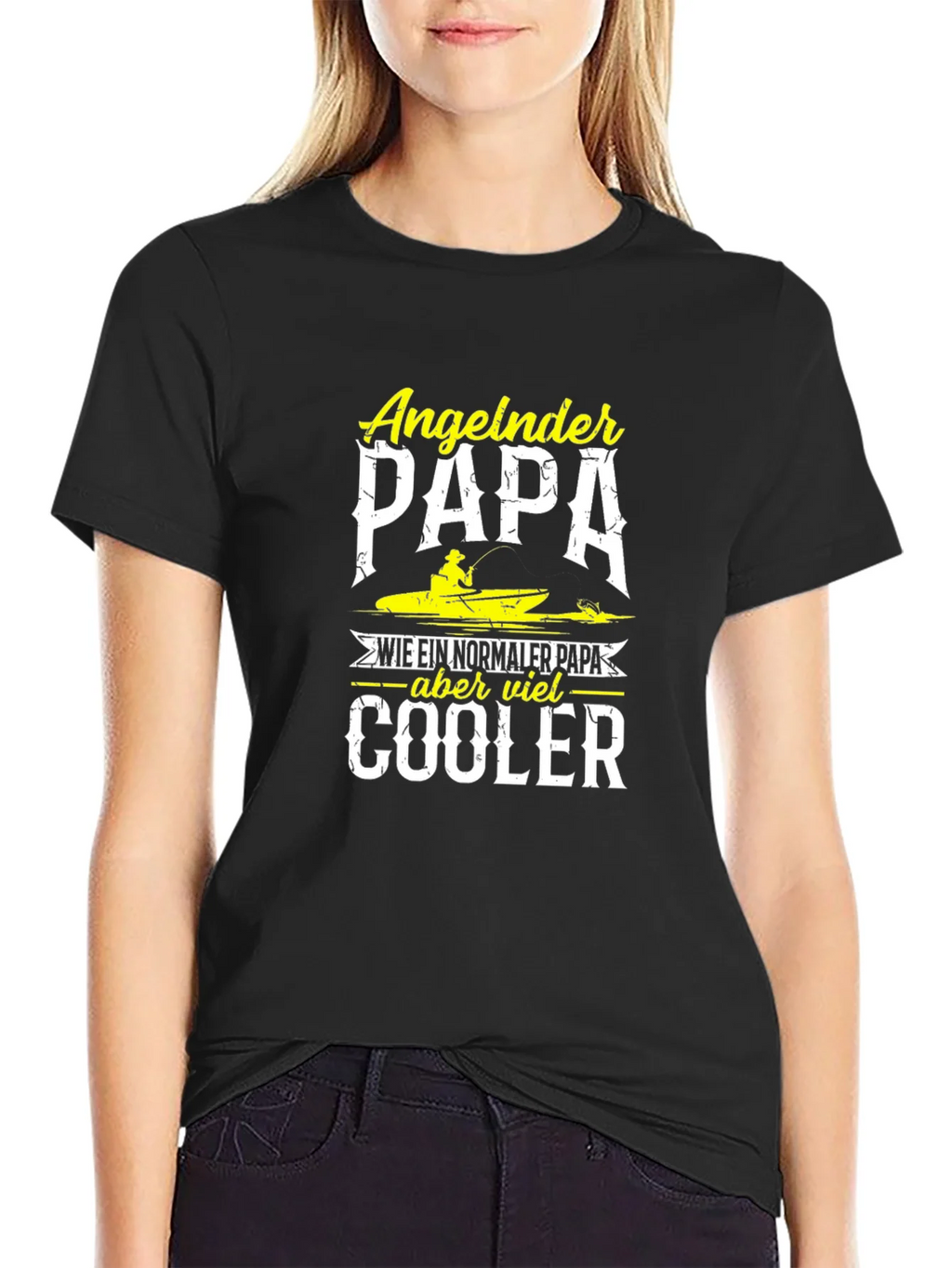 Angeln Papa Cooler Fishing Dad T-Shirt product image 5