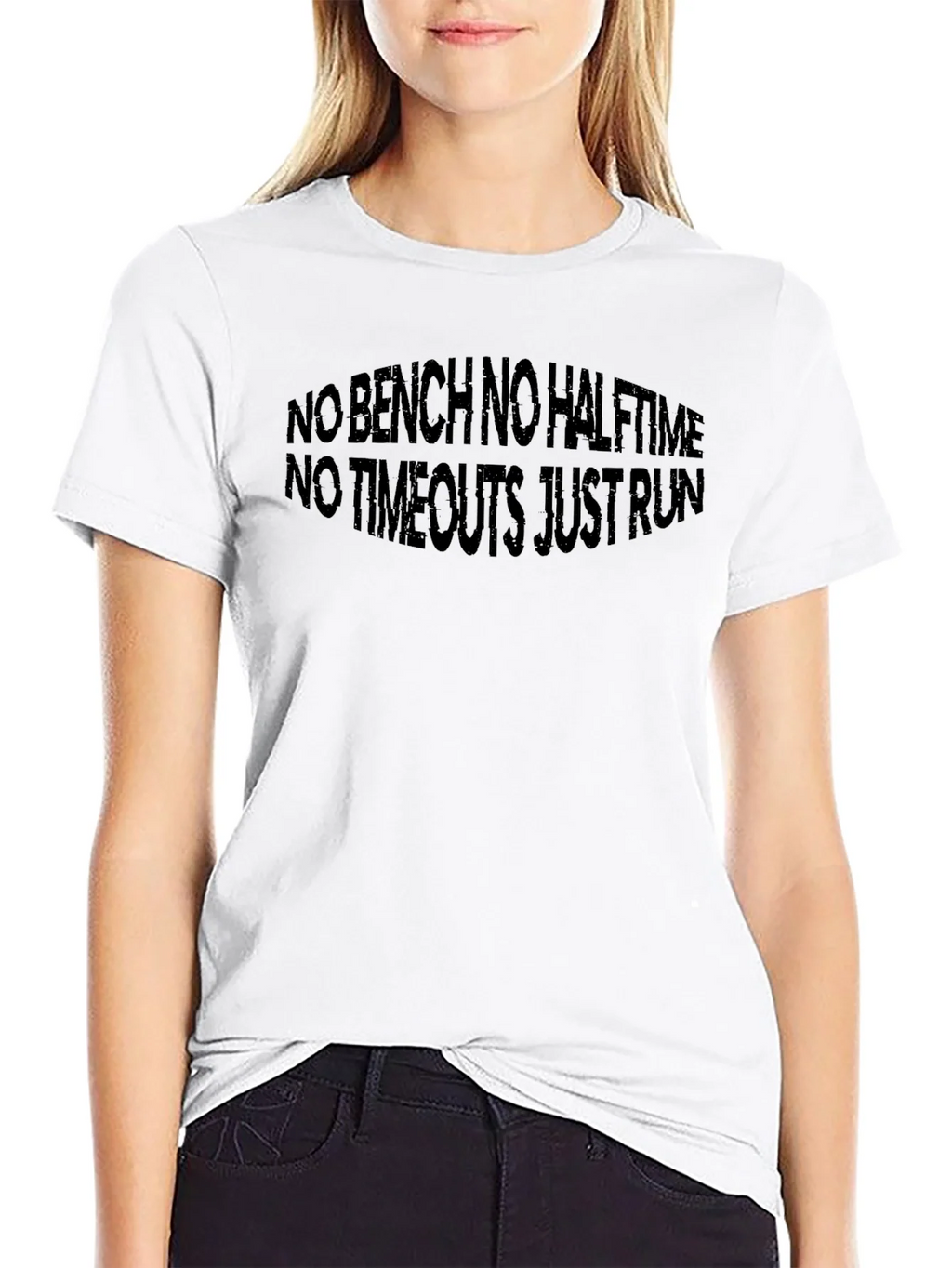 No Bench No Halftime T-Shirt - Run product image 11
