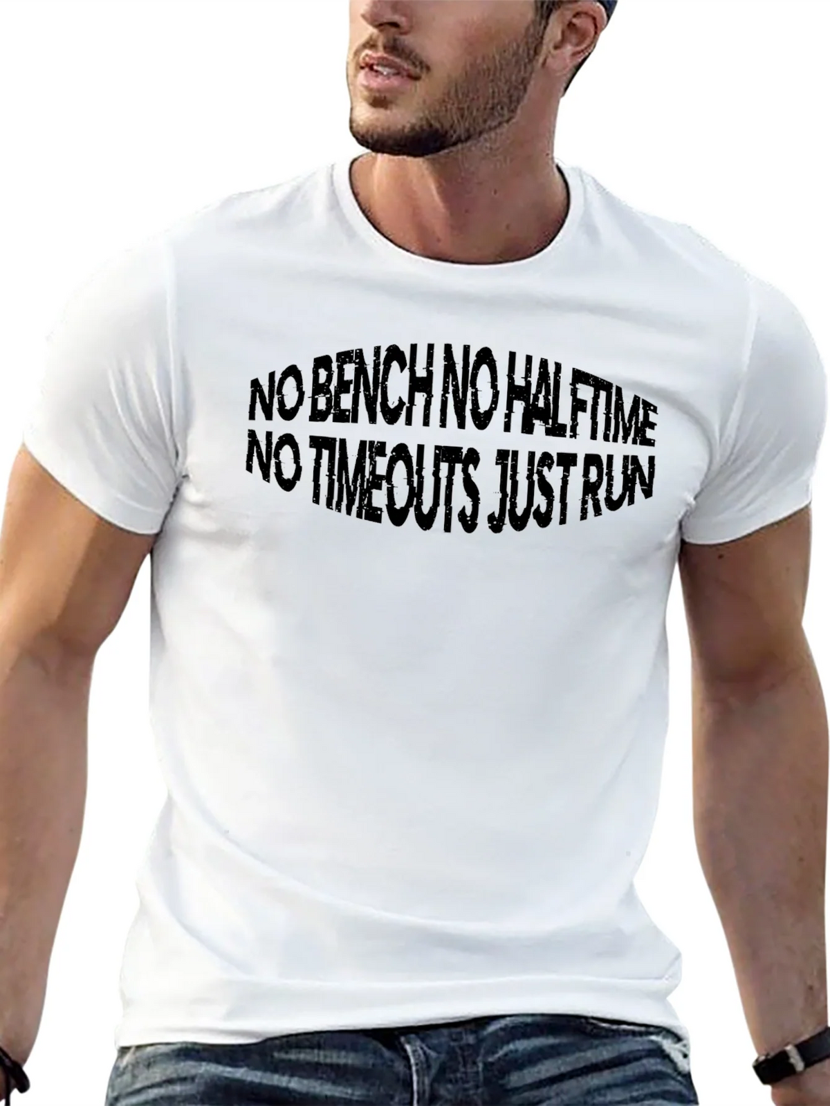 No Bench No Halftime T-Shirt - Run product image 4