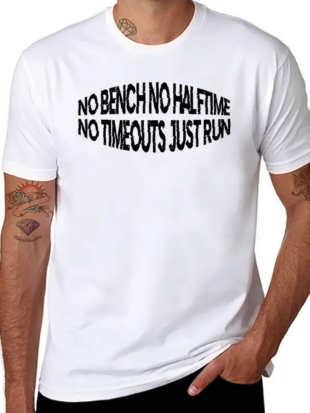 No Bench No Halftime T-Shirt - Run product image 10