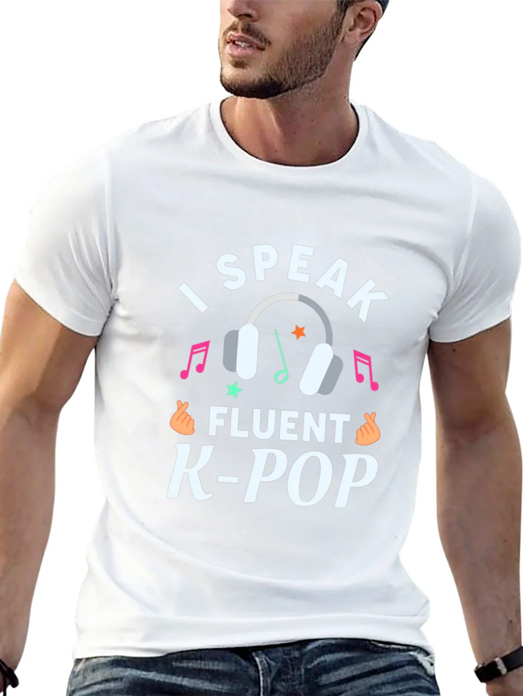 I Speak Fluent K-Pop Graphic Tee product image 4