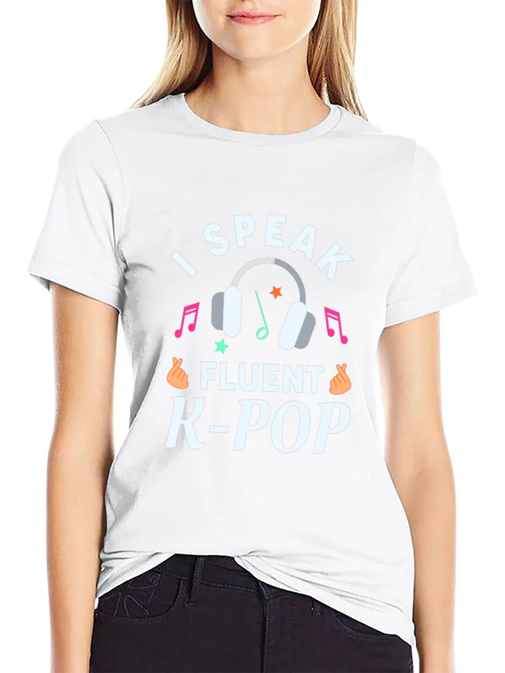 I Speak Fluent K-Pop Graphic Tee product image 11