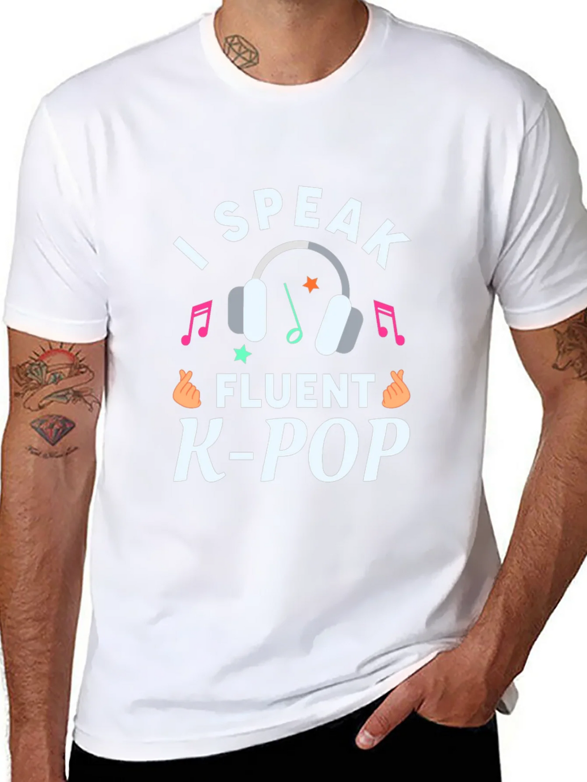 I Speak Fluent K-Pop Graphic Tee product image 10
