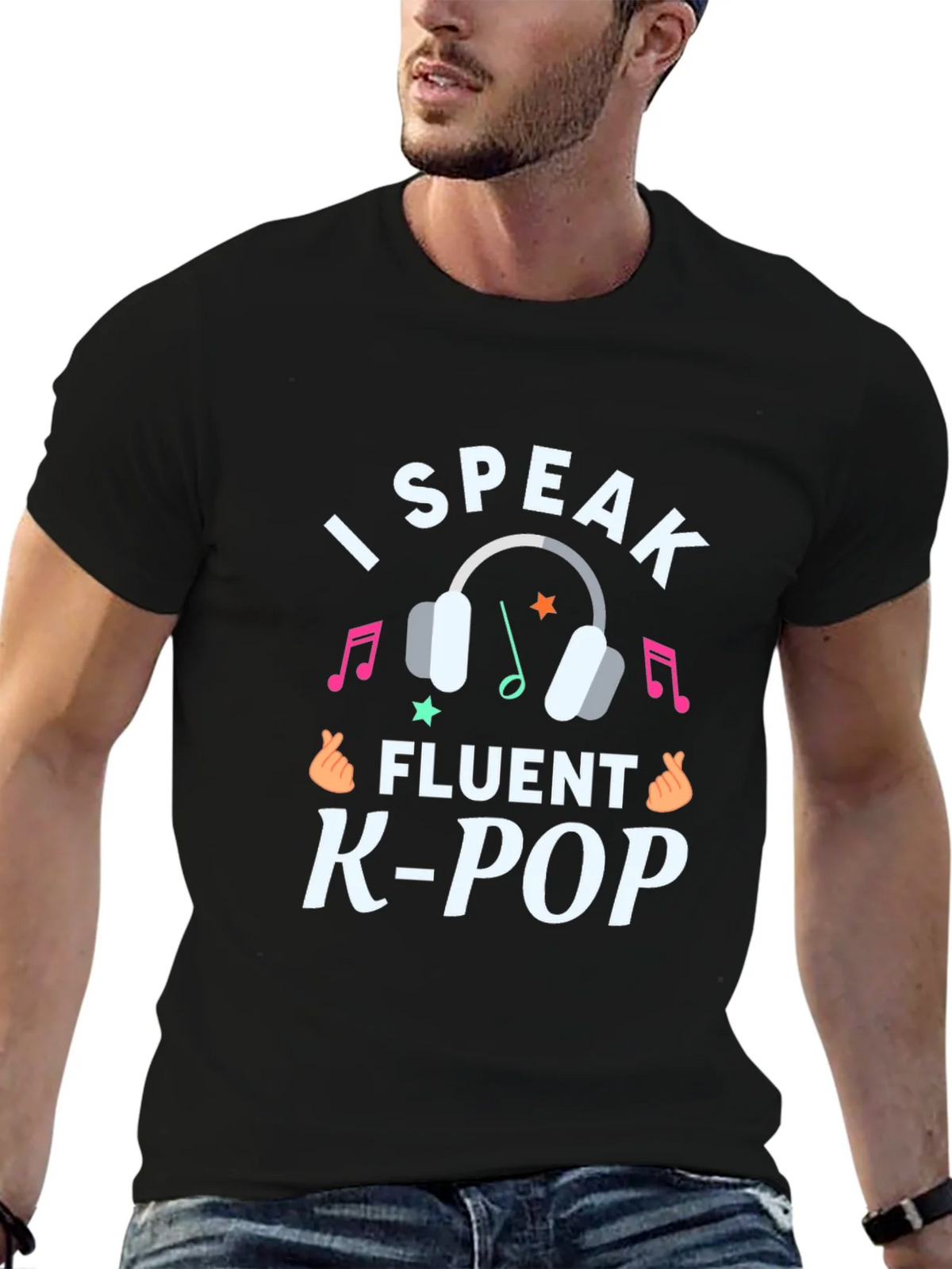 I Speak Fluent K-Pop Graphic Tee product image 9