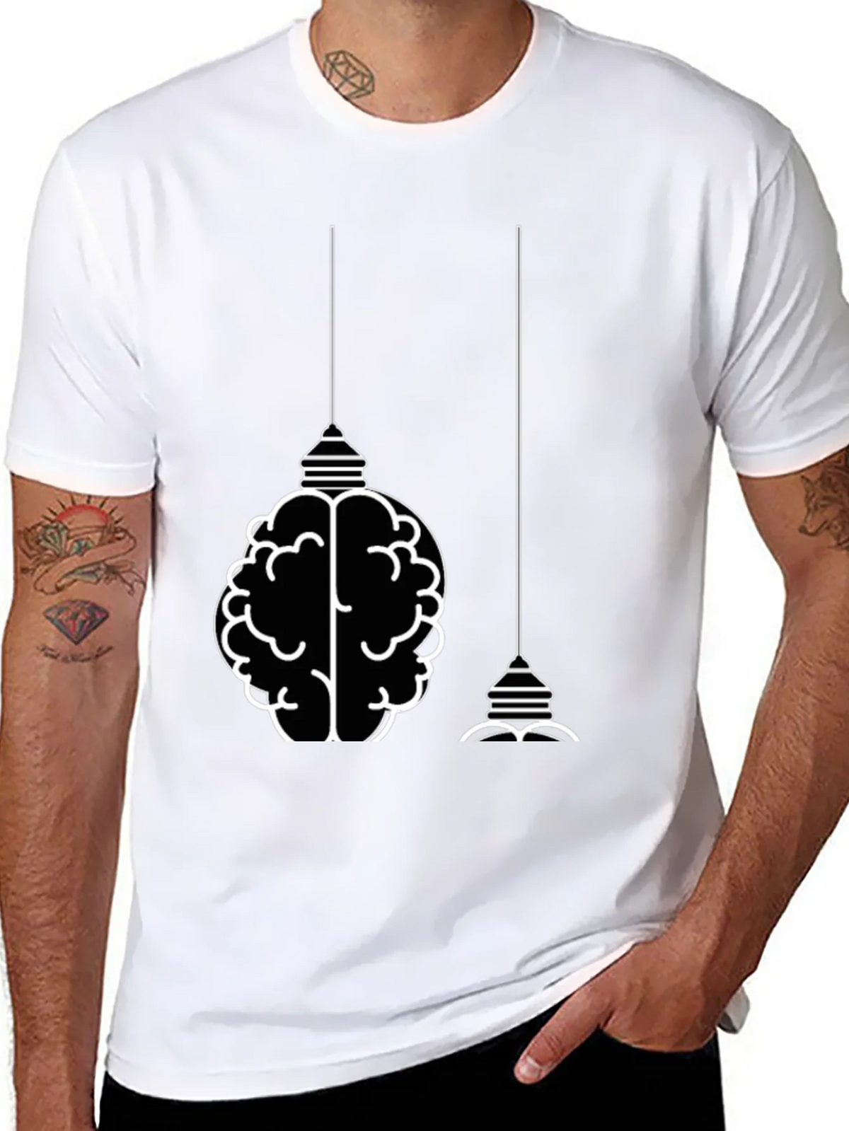 Brainstorm T-Shirt: Smart & Stylish Black Tee product image 10