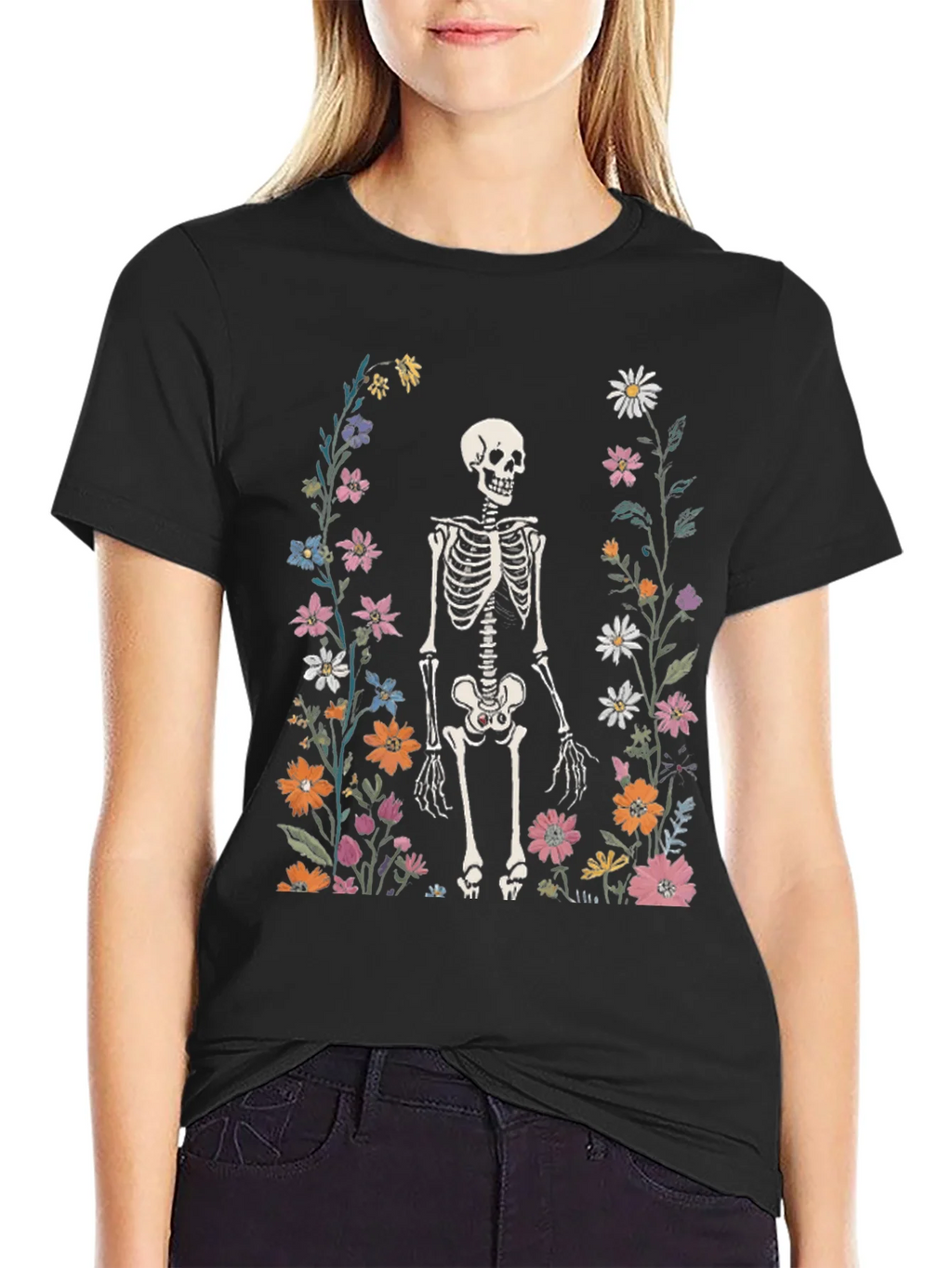 Floral Skeleton Graphic Tee - Mens product image 5