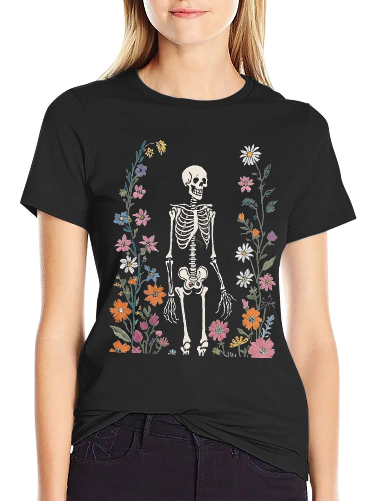 Floral Skeleton Graphic Tee - Mens product image 5