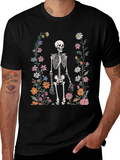 Floral Skeleton Graphic Tee - Mens product image 1