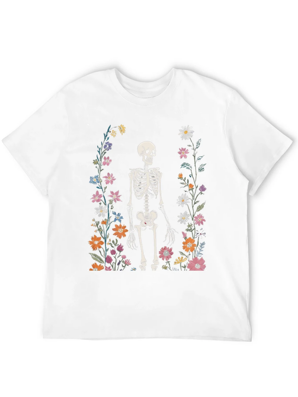 Floral Skeleton Graphic Tee - Mens product image 3