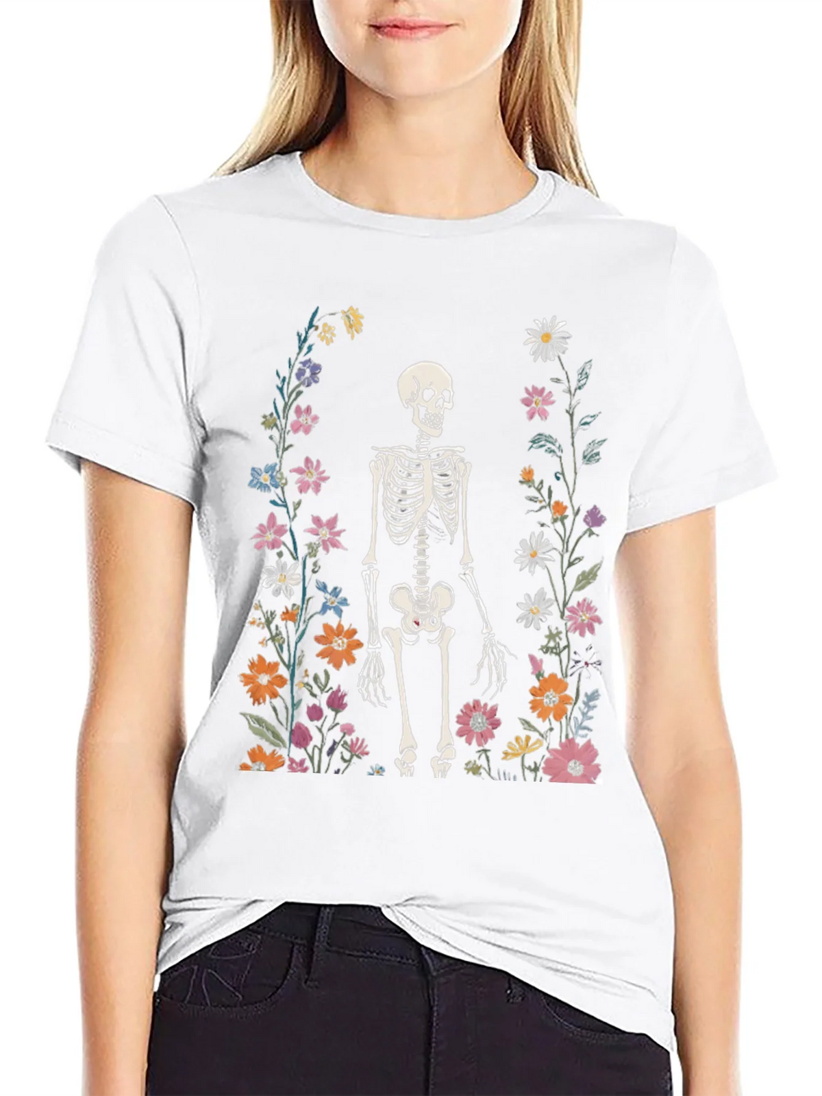 Floral Skeleton Graphic Tee - Mens product image 11