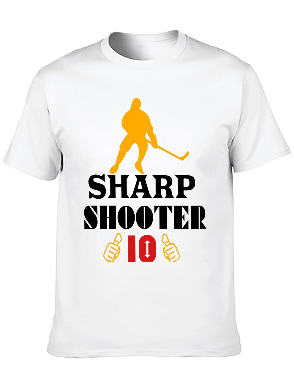 Sharp Shooter Hockey T-Shirt - Black product image 3