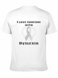 Dyslexia Awareness Ribbon Heart T-Shirt product image 1