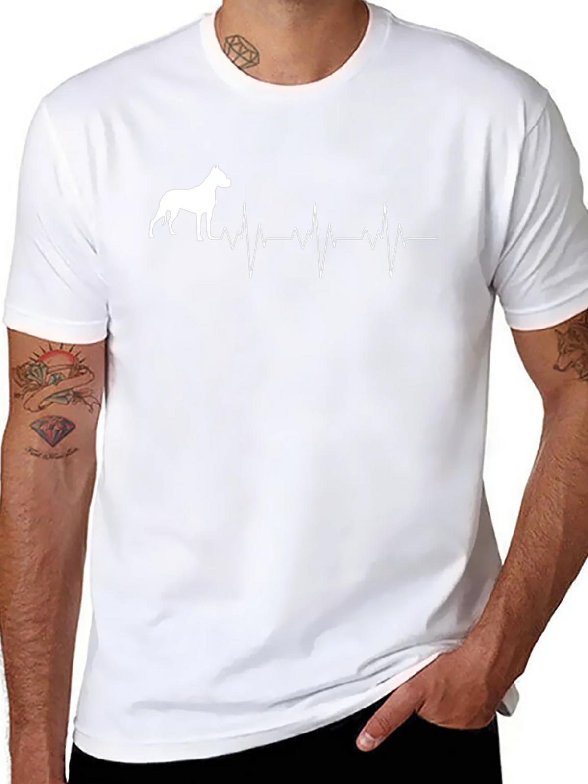 Dog Breed Heartbeat T-Shirt product image 10