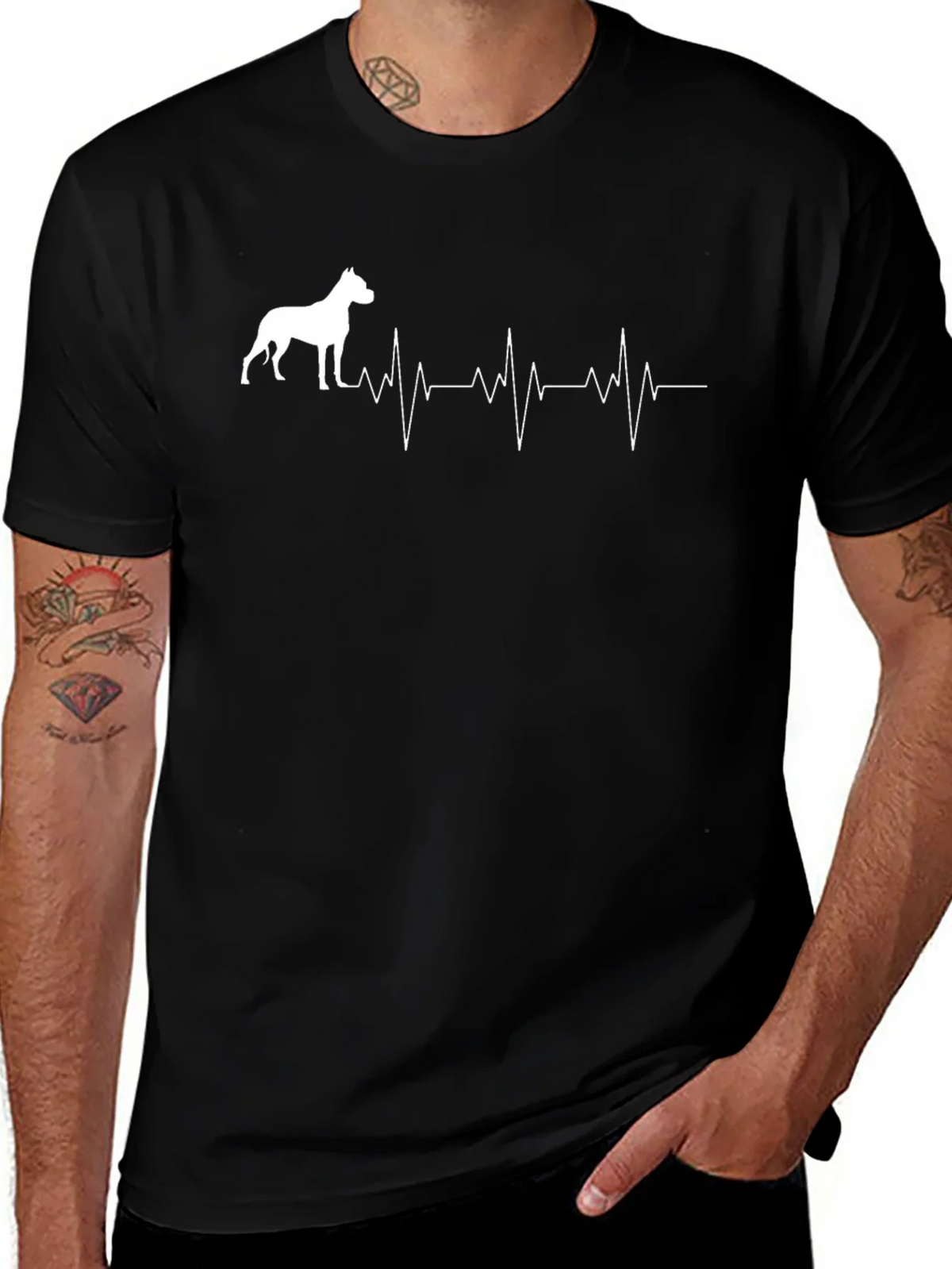 Dog Breed Heartbeat T-Shirt product image 1