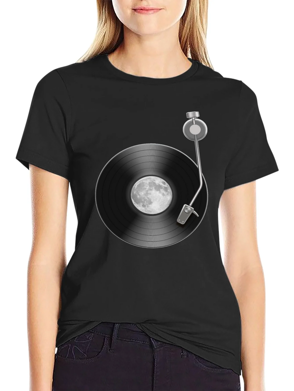 Moon Record Player Graphic Tee product image 5