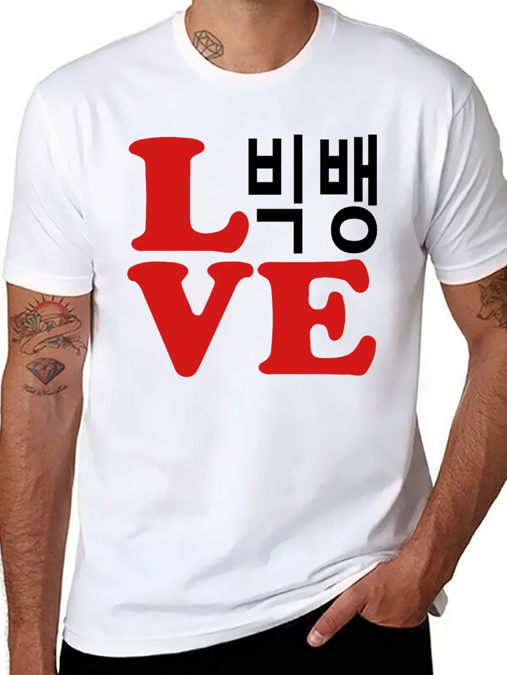 LOVE Bigbang T-Shirt Black Cotton Graphic Tee product image 10