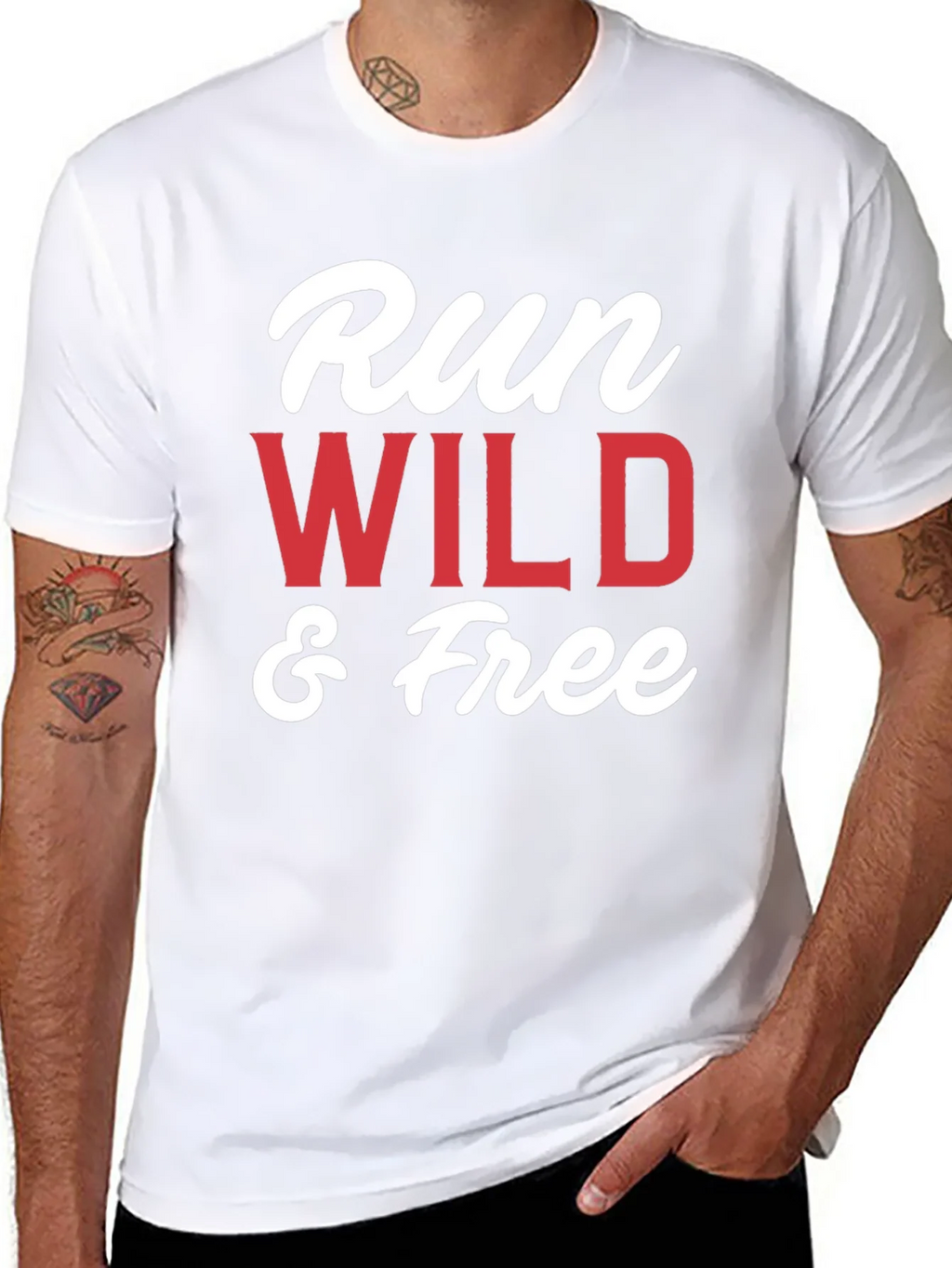 Run Wild & Free Graphic T-Shirt - Black product image 10