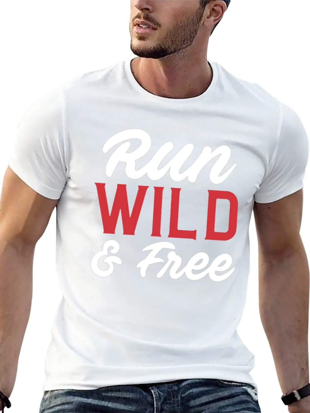 Run Wild & Free Graphic T-Shirt - Black product image 4