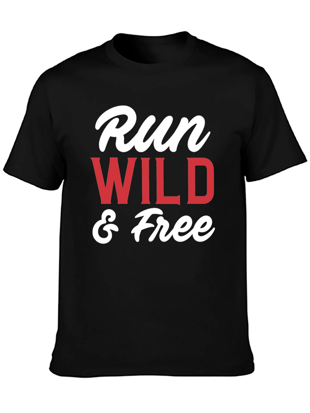 Run Wild & Free Graphic T-Shirt - Black product image 6