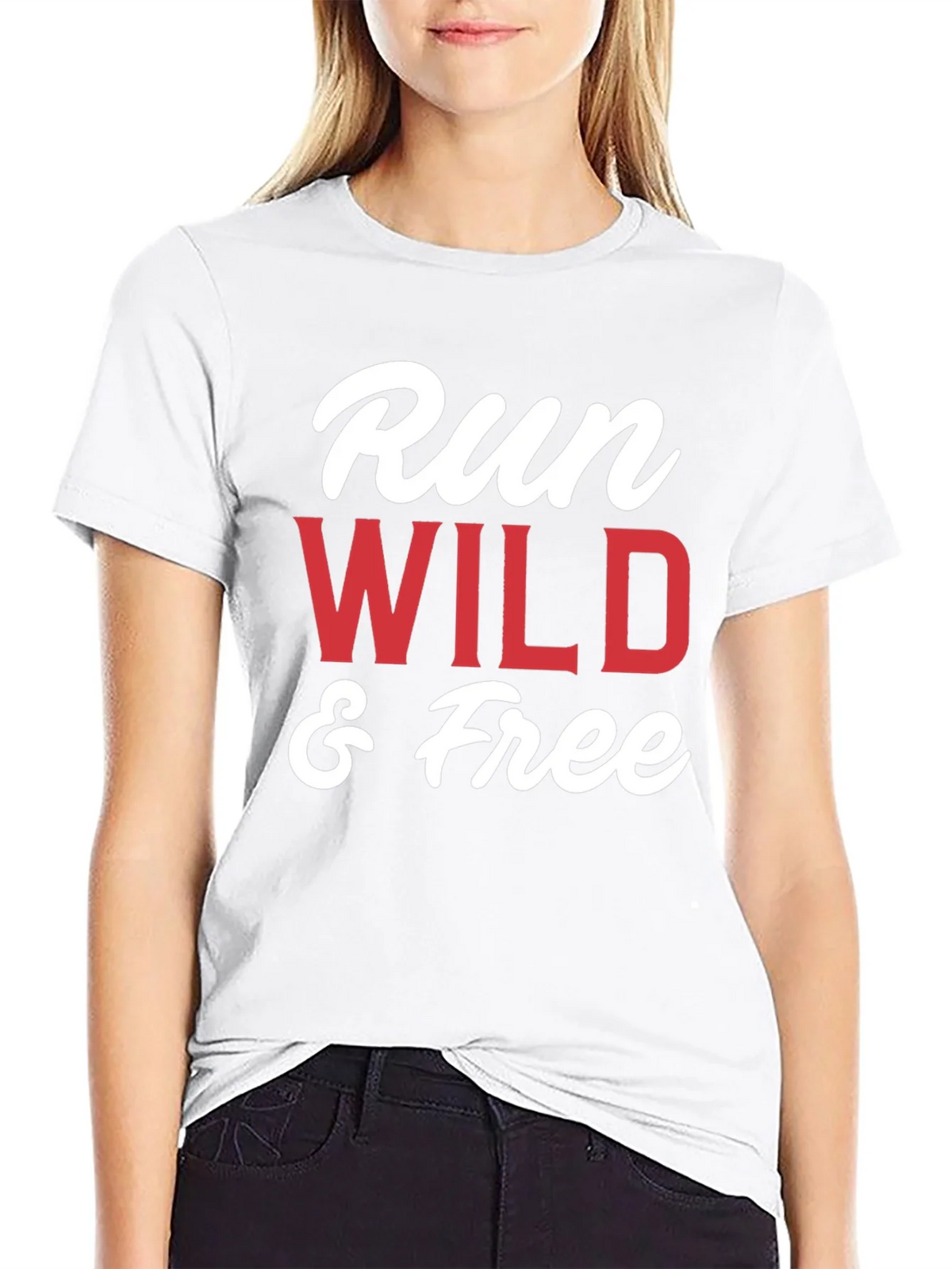 Run Wild & Free Graphic T-Shirt - Black product image 11