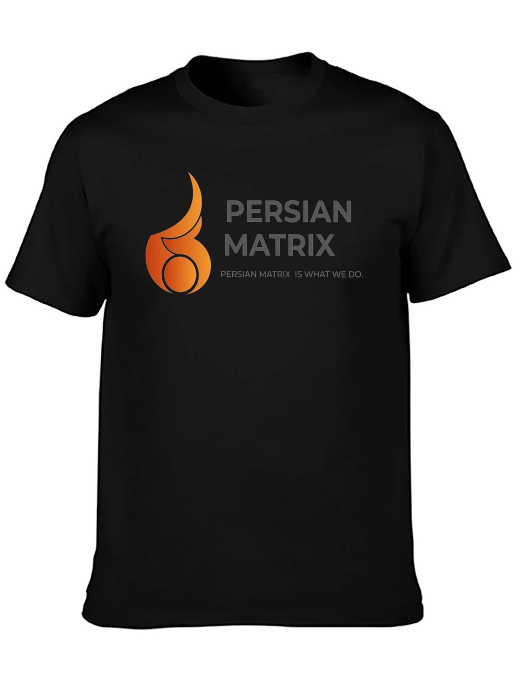 Persian Matrix Black Graphic Tee product image 2