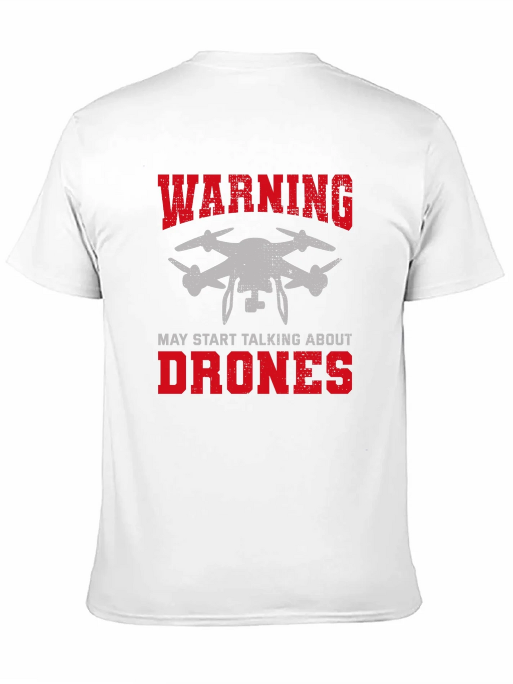 Warning May Start Talking About Drones Graphic Tee product image 2