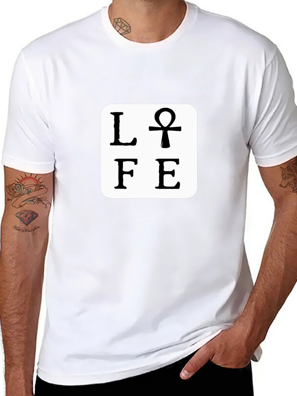 Life Ankh T-Shirt - Trendy Graphic Tee product image 1