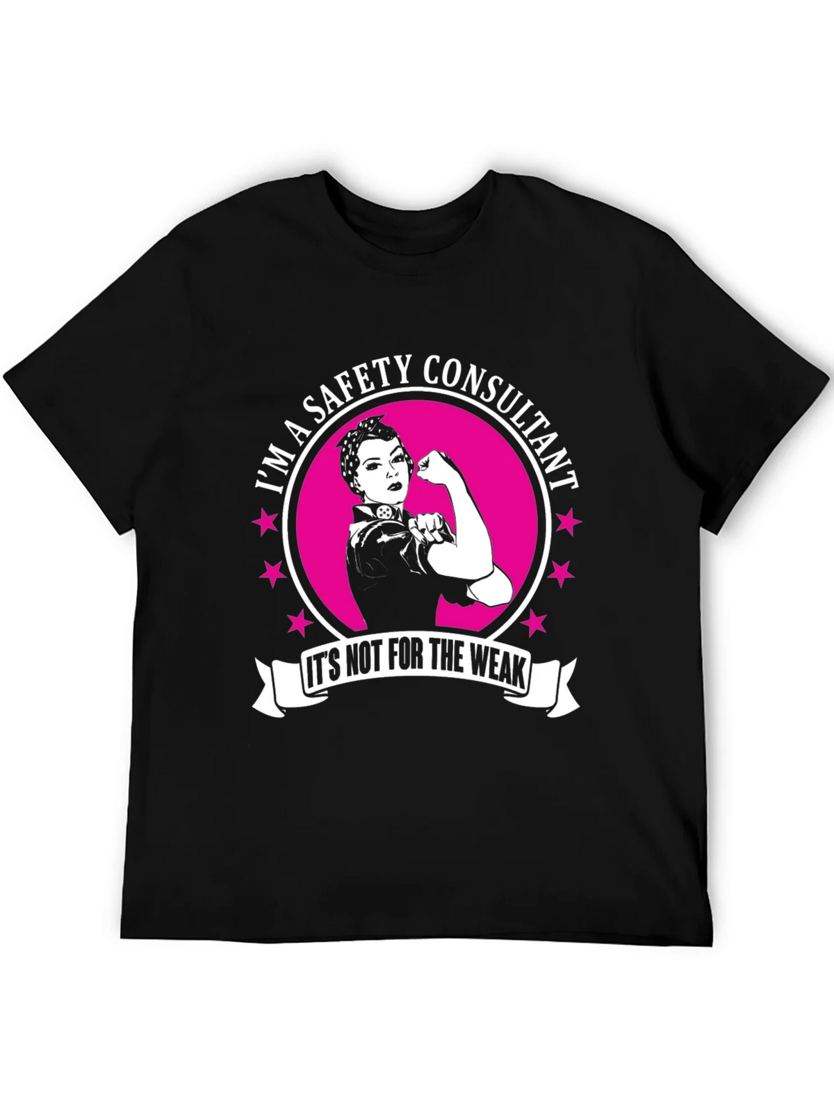 Safety Consultant T-Shirt - Strong Woman Graphic product image 2