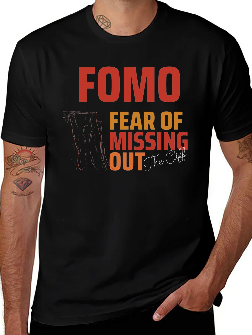 FOMO Fear of Missing Out Graphic T-Shirt product image 1