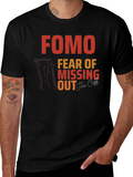 FOMO Fear of Missing Out Graphic T-Shirt product image 1