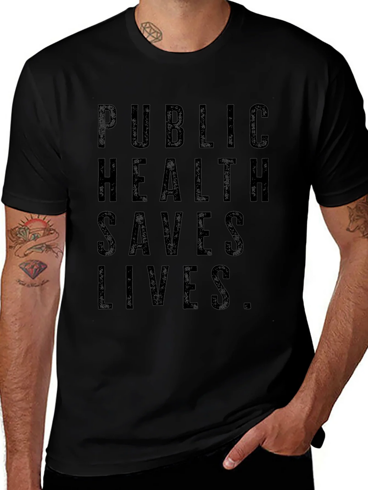Public Health Saves Lives Graphic T-Shirt product image 1