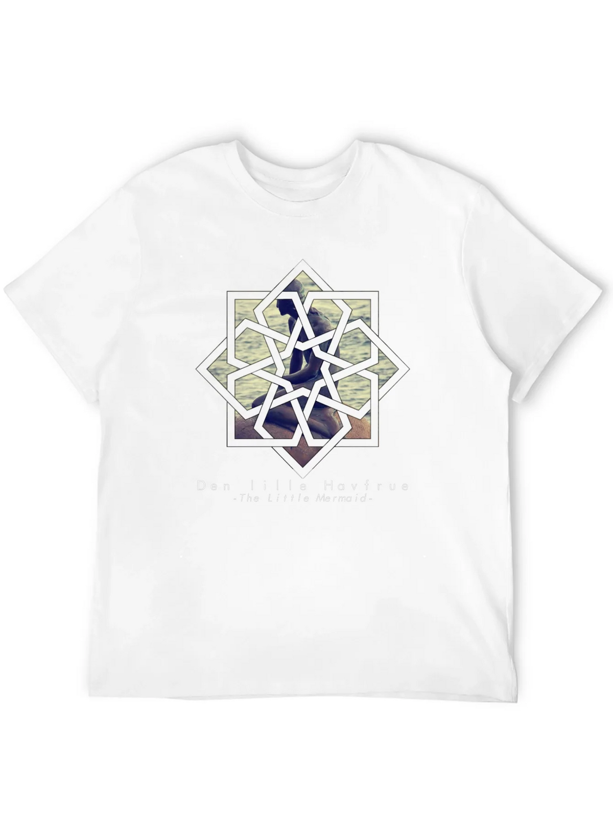 Little Mermaid Graphic Tee - Black Unisex T-Shirt product image 3