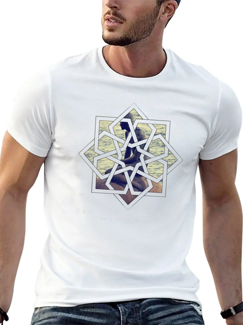 Little Mermaid Graphic Tee - Black Unisex T-Shirt product image 4