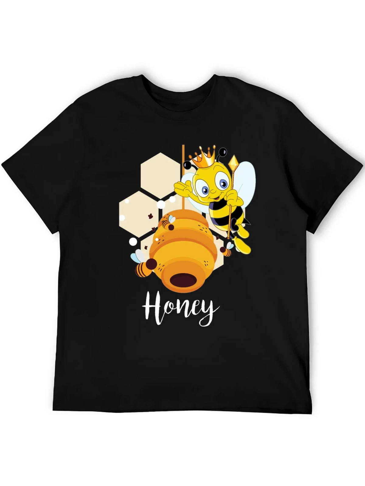 Honey Bee Cartoon Graphic T-Shirt product image 8