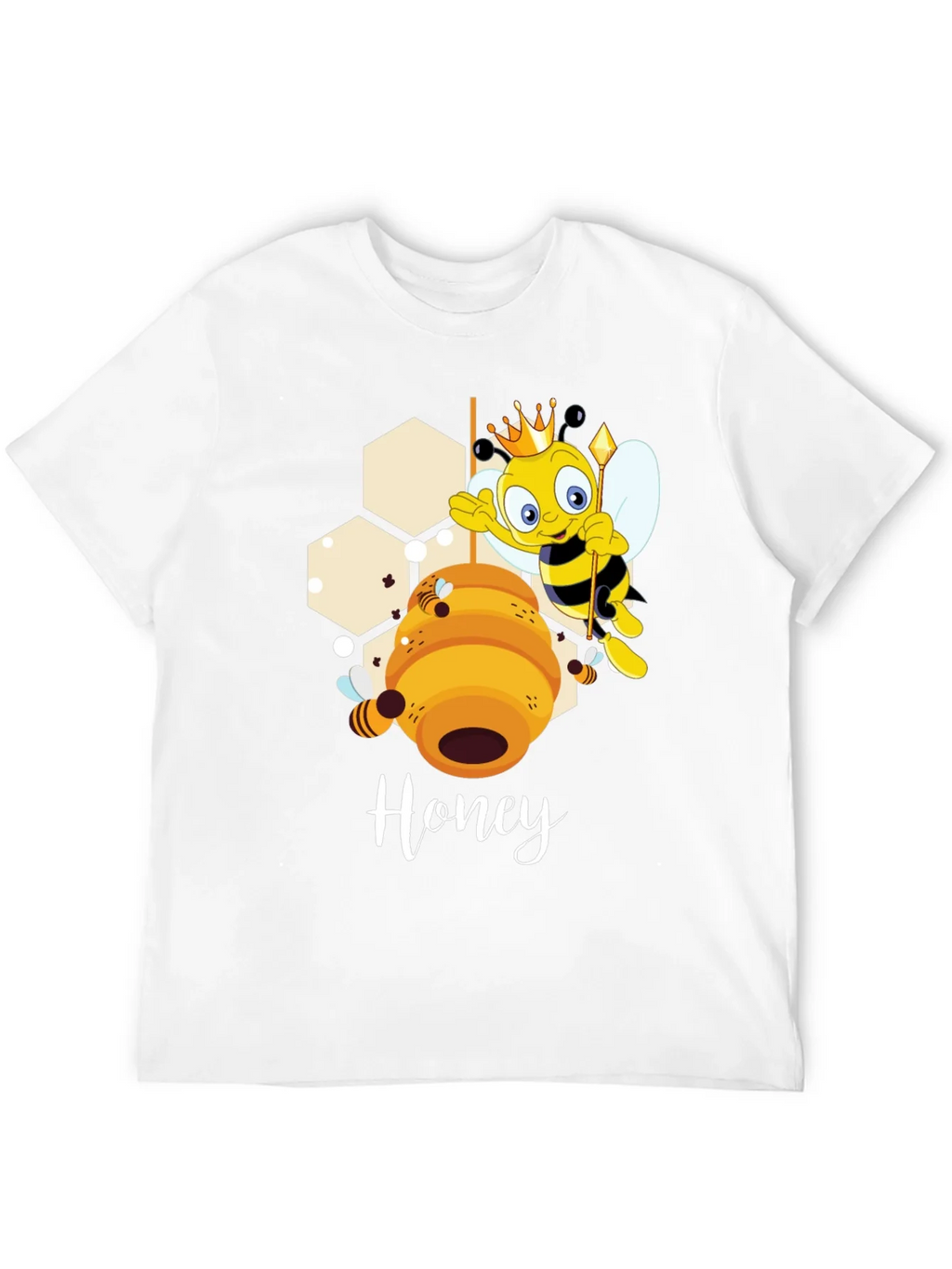 Honey Bee Cartoon Graphic T-Shirt product image 3